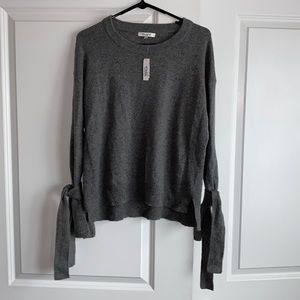 Madewell Tie Sleeve Sweater NWT